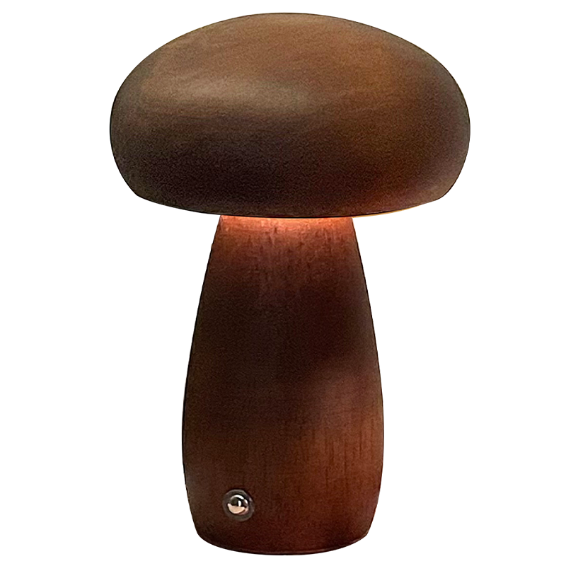 Mushroom Lamp, Rechargeable Portable Night Light Cute Small Nightstand Desk Lamp Suitable for Bedroom, Home Decor, Women, Baby, Kids, Gifts
